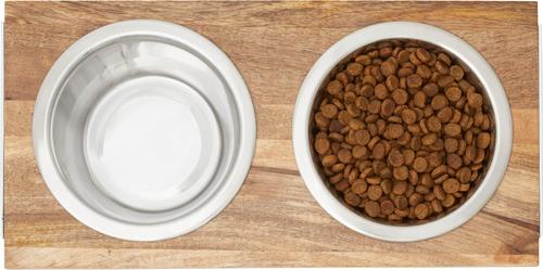 Show full view: Frisco Wooden Bars Dog & Cat Double Bowl Diner, White, Medium: 3 cup slide 3 of 8