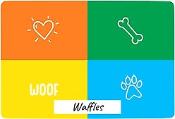Frisco Woof Personalized Dog & Cat Placemat