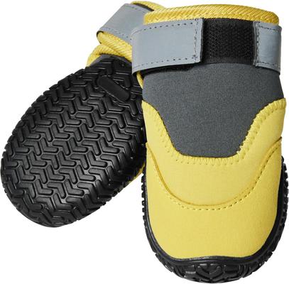 Show full view: Frisco Wrapped Dog Boot, Yellow, Small, 2 count slide 4 of 10