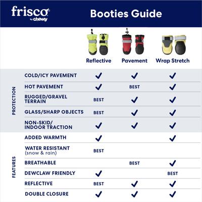 Show full view: Frisco Wrapped Dog Boot, Yellow, XX-Large, 2 count slide 2 of 10