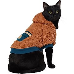 Frisco Wubby Textured Fleece Dog & Cat Hoodie w/ Pocket