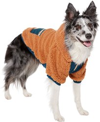 Frisco Wubby Textured Fleece Dog & Cat Hoodie w/ Pocket, X-Large