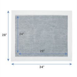 Frisco X-Large Charcoal Dog Training & Potty Pads, 28 x 34-in, Unscented, 75 count slide 2 of 9