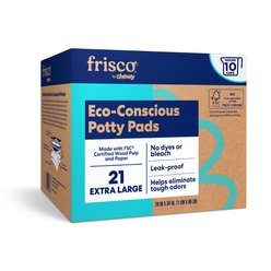 Frisco X-Large Eco-Conscious Dog Training & Potty Pads, 28 x 34-in, Unscented, 21 count