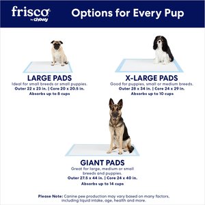 Frisco X-Large Premium Dog Training & Potty Pads, 28 x 34-in, Scented, 40 count