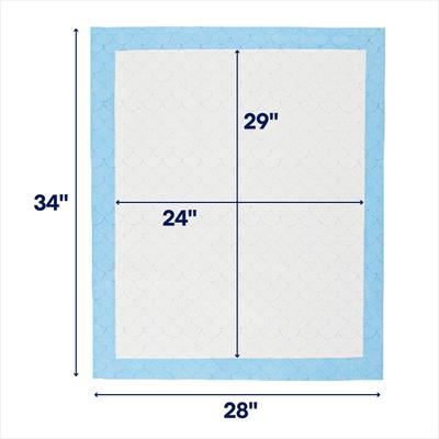 Show full view: Frisco X-Large Premium Dog Training & Potty Pads, 28 x 34-in, Unscented, 40 count, Mermaid Print slide 2 of 10