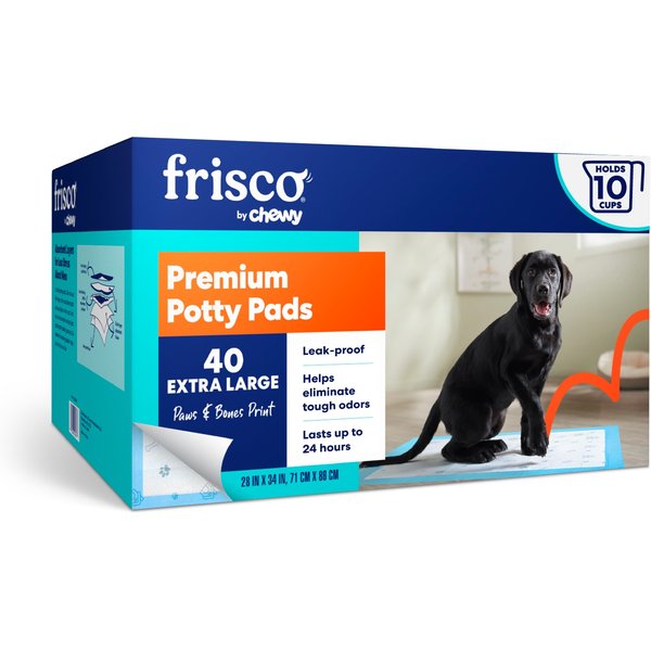 Tugzelle Dog Extra Large Training Pads, 34 x 28-In, 70 count, Fresh Scent