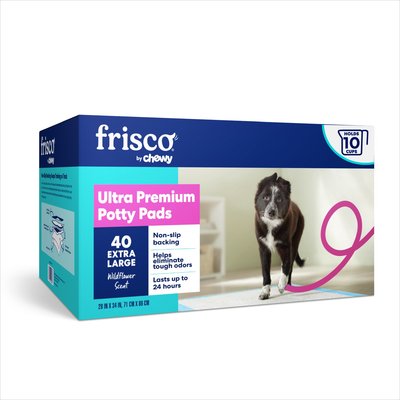 Frisco Frisco X-Large Ultra Premium Non-Skid Dog Training & Potty Pads, 28 x 34-in, Scented, 40 count
