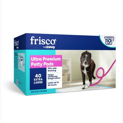 Frisco Frisco X-Large Ultra Premium Non-Skid Dog Training & Potty Pads, 28 x 34-in, Unscented, 40 count