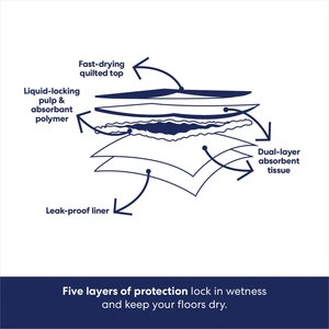 Frisco X-Large Ultra Premium Non-Skid Dog Training & Potty Pads, 28 x 34-in, Unscented, 40 count