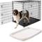 Show in main carousel: Frisco XX-Large Heavy Duty Double Door Wire Dog Crate, 54 inch & Frisco Quilted Dog Crate Mat, Ivory, 54-in slide 1 of 6