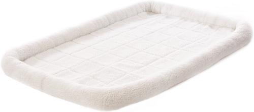 Show full view: Frisco XX-Large Heavy Duty Single Door Wire Dog Crate, 54 inch & Frisco Quilted Dog Crate Mat, Ivory, 54-in slide 4 of 6