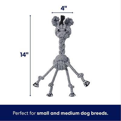 Show full view: Frisco Zebra Rope Dog Toy, Small/Medium slide 3 of 6