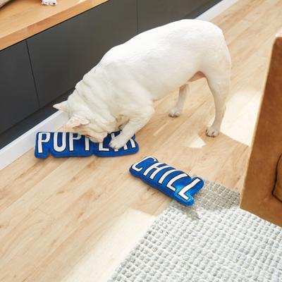 Show full view: Frisco Zoomies & Chill Pupflix & Chill Plush Squeaky Dog Toy, 2-count slide 4 of 6