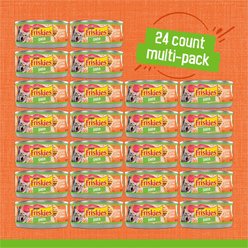 Friskies Classic Pate Chicken & Tuna Dinner Canned Cat Food, 5.5-oz, case of 24 slide 2 of 6