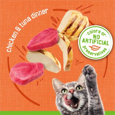 Show full view: Friskies Classic Pate Chicken & Tuna Dinner Canned Cat Food, 5.5-oz, case of 24 slide 4 of 9