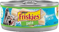Friskies Classic Pate Mariner's Catch Canned Cat Food, 5.5-oz, case of 24