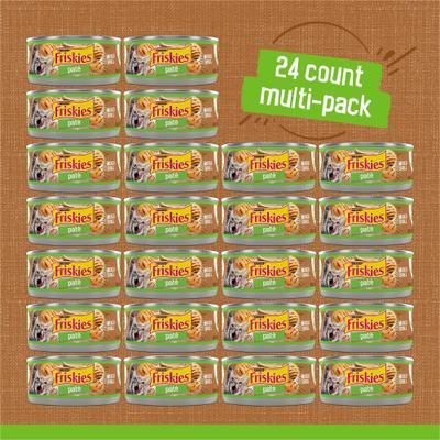 Show full view: Friskies Classic Pate Mixed Grill Canned Cat Food, 5.5-oz can, bundle of 72  slide 3 of 10