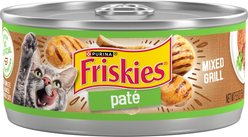 Friskies Classic Pate Mixed Grill Canned Cat Food, 5.5-oz, case of 24
