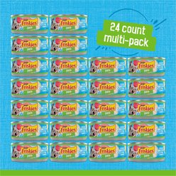 Friskies Classic Pate Ocean Whitefish & Tuna Dinner Canned Cat Food, 5.5-oz, case of 24 slide 2 of 6