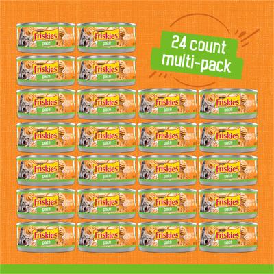 Show full view: Friskies Classic Pate Poultry Platter Canned Cat Food, 5.5-oz, case of 24 slide 3 of 9