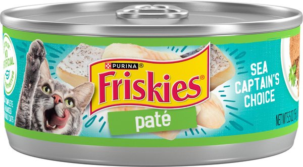 Friskies Pate Sea Captains Choice Canned Cat Food Friskies Pate Sea Captains Choice Canned Cat Food