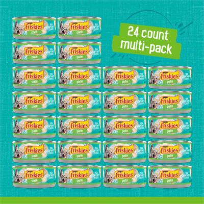 Show full view: Friskies Classic Pate Sea Captain's Choice Canned Cat Food, 5.5-oz, case of 24 slide 3 of 9