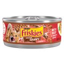 Friskies Extra Gravy Chunky with Beef in Savory Gravy Canned Cat Food, 5.5-oz, case of 24