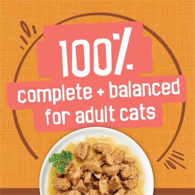 Show full view: Friskies Extra Gravy Chunky with Chicken in Savory Gravy Canned Cat Food, 5.5-oz, case of 24 slide 5 of 10