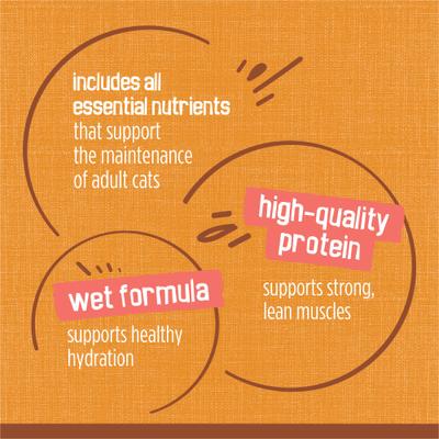 Show full view: Friskies Extra Gravy Chunky with Chicken in Savory Gravy Canned Cat Food, 5.5-oz, case of 24 slide 7 of 10