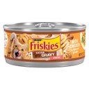 Friskies Extra Gravy Chunky with Chicken in Savory Gravy Canned Cat Food, 5.5-oz can, case of 24