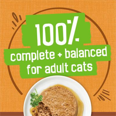 Show full view: Friskies Extra Gravy Pate with Chicken in Savory Gravy Canned Cat Food, 5.5-oz, case of 24 slide 6 of 10