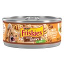Friskies Extra Gravy Pate with Chicken in Savory Gravy Canned Cat Food, 5.5-oz can, case of 24