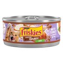 Friskies Extra Gravy Pate with Turkey in Savory Gravy Canned Cat Food, 5.5-oz can, case of 24