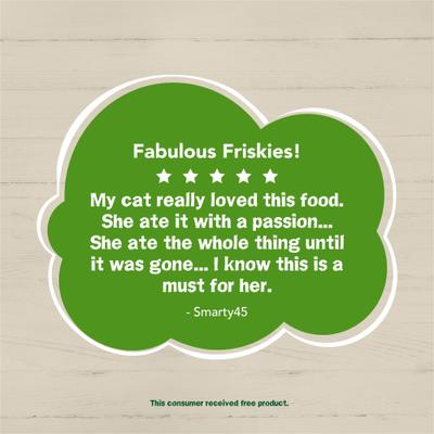 Show full view: Friskies Farm Favorites Chicken & Carrots & Salmon & Spinach Pate Wet Cat Food Variety Pack, 5.5-oz can, case of 24 slide 6 of 11
