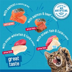 Friskies Fish-A-Licious Variety Pack Canned Cat Food, 5.5-oz, case of 32 slide 2 of 9