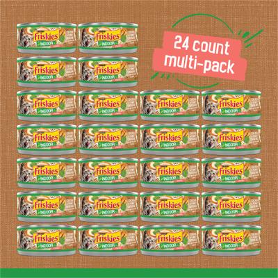 Show full view: Friskies Indoor Chunky Chicken & Turkey Casserole Canned Cat Food, 5.5-oz, case of 24 slide 3 of 9