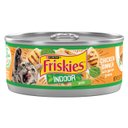 Friskies Indoor Classic Pate Chicken Dinner Canned Cat Food, 5.5-oz can, case of 24