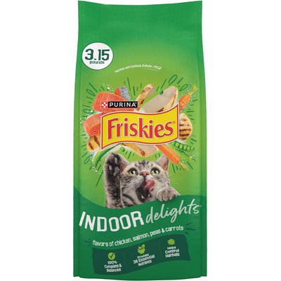 Friskies Friskies Indoor Delights Dry Cat Food, 3.15-lb bag