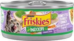 Friskies Indoor Homestyle Turkey Dinner Canned Cat Food, 5.5-oz, case of 24