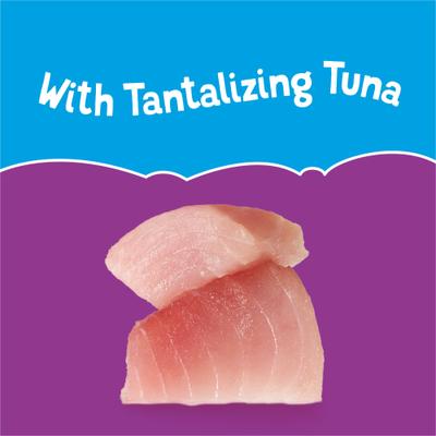 Show full view: Friskies Lil' Shakes Tantalizing Tuna Cat Food, 1.55-oz pouch, case of 16 slide 6 of 10