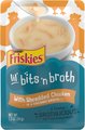 Friskies Lil Slurprises with Shredded Chicken in Dreamy Sauce Wet Cat Food Topper, 1.2-oz pouch, case of...