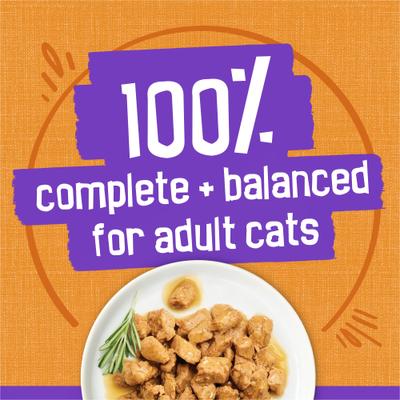 Show full view: Friskies Meaty Bits Chicken Dinner in Gravy Canned Cat Food, 5.5-oz, case of 24 slide 5 of 10