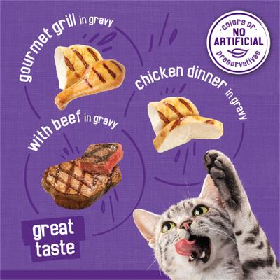 Show full view: Friskies Meaty Bits Variety Pack Canned Cat Food, 5.5-oz, case of 24 slide 6 of 12