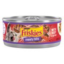 Friskies Meaty Bits with Beef in Gravy Canned Cat Food, 5.5-oz, case of 24