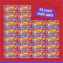 Friskies Meaty Bits with Beef in Gravy Canned Cat Food, 5.5-oz, case of 24 slide 2 of 6