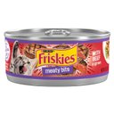 Friskies Meaty Bits with Beef in Gravy Canned Cat Food, 5.5-oz, case of 24