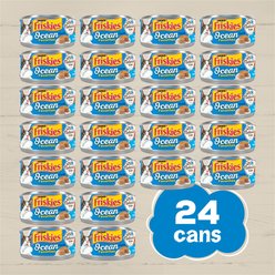 Friskies Ocean Favorites Tuna, Brown Rice & Peas Pate Wet Cat Food, 5.5-oz can, case of 24 slide 2 of 8