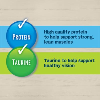 Show full view: Friskies Ocean Favorites Variety Pack Salmon & Tuna Natural Wet Cat Food, 5.5-oz can, case of 24 slide 8 of 11