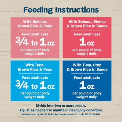 Show full view: Friskies Ocean Favorites Variety Pack Salmon & Tuna Natural Wet Cat Food, 5.5-oz can, case of 24 slide 9 of 11